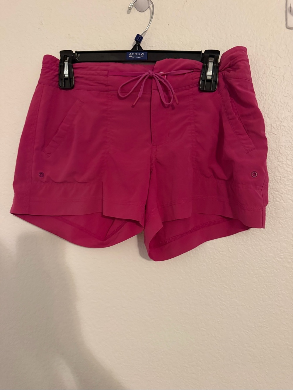 Athleta Hot Pink Drawstring Athletic Shorts